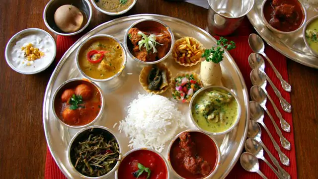 Traditional Rajashthani Thali (Food)